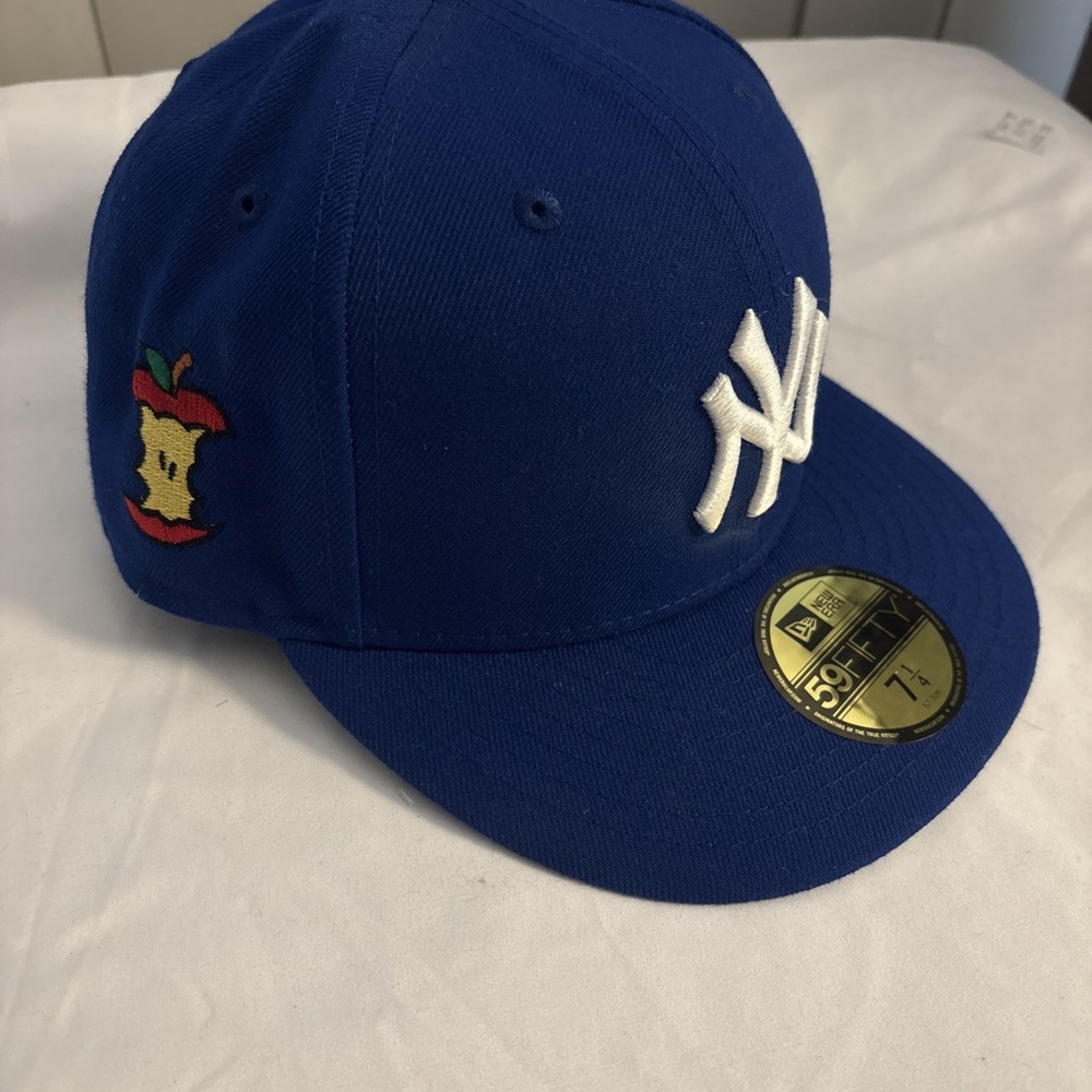New York Yankees Baseball Era Hat 59FIFTY Fitted Hat -5950  7 1/4‎ Apple - Picture 7 of 7